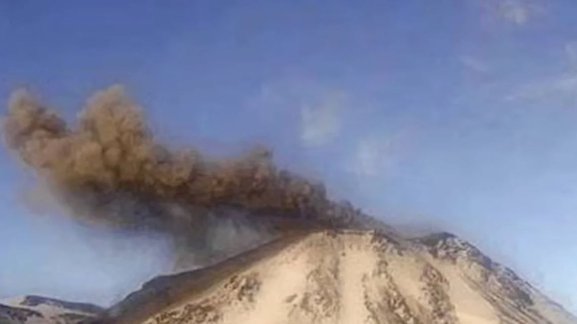 Alerta amarilla por actividad del volcán Chillán: precauciones en Neuquén
