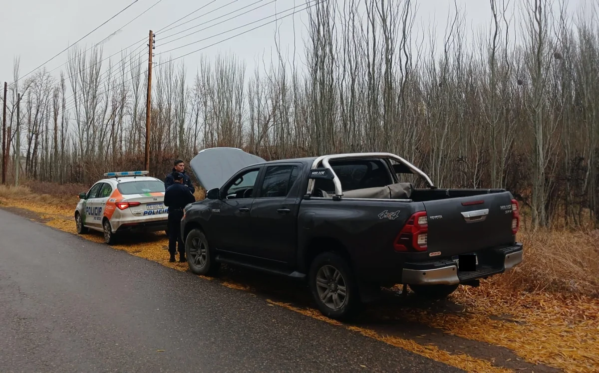 Cipolletti: hallan camioneta robada en Neuquén gracias a un operativo policial