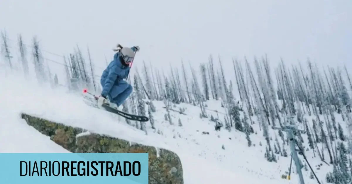 Deportista argentina brilla en competición internacional de esquí en España