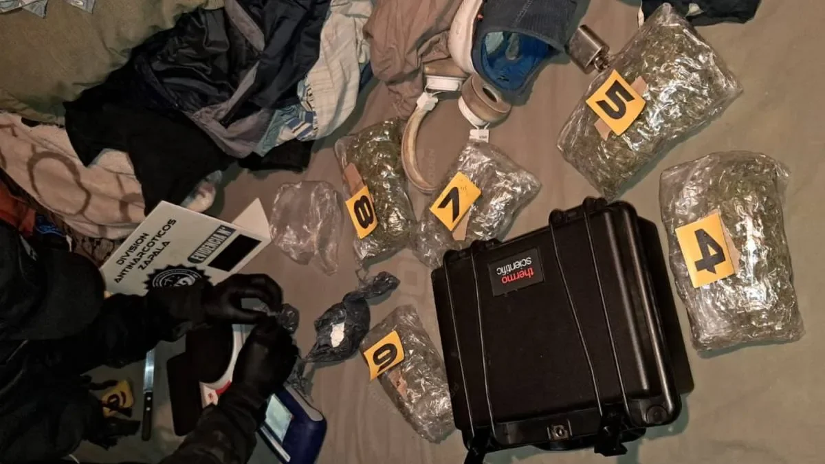 Desarticulan organización narco en Zapala: ocho allanamientos y nueve detenidos