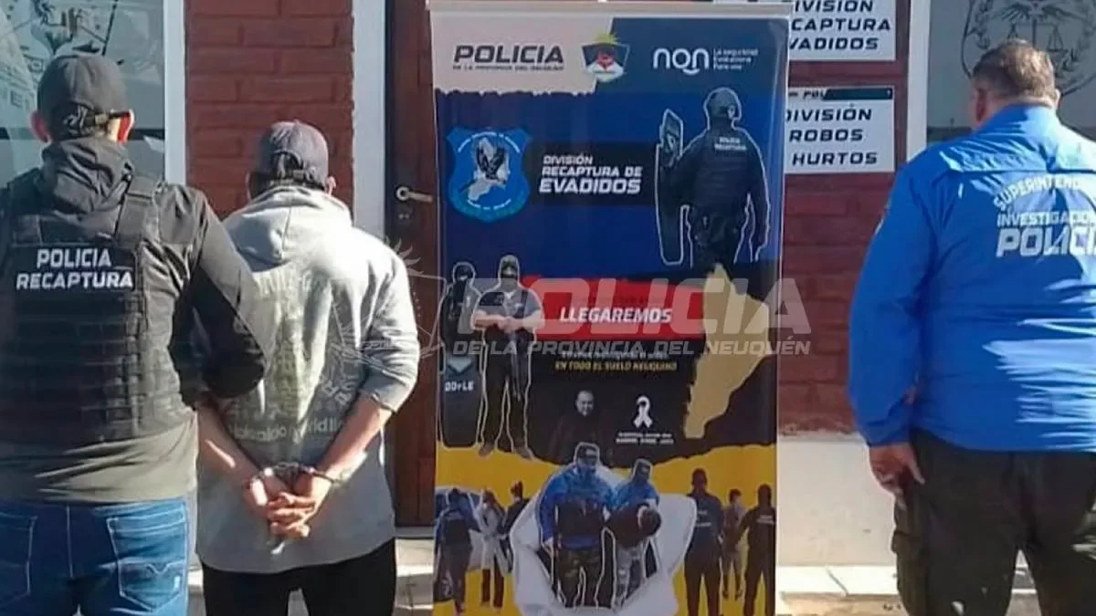 Detenido en Neuquén un fugitivo con pedido de captura en Bahía Blanca