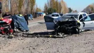 Estado crítico de la mujer internada tras choque fatal en Ruta 22
