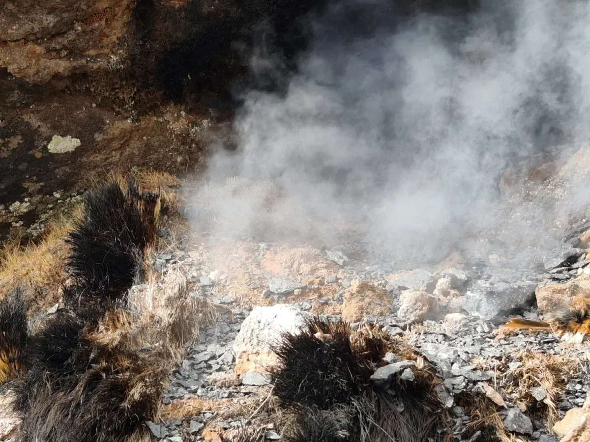 Hipótesis sobre la "irradiación de calor" en el volcán Auca Mahuida de Neuquén