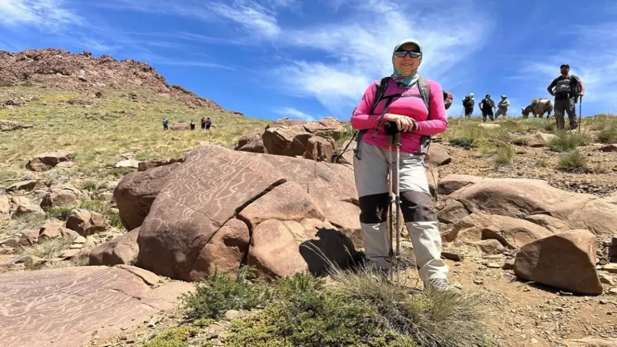 Investigadora cordobesa revela los enigmas del arte rupestre en el norte de Neuquén