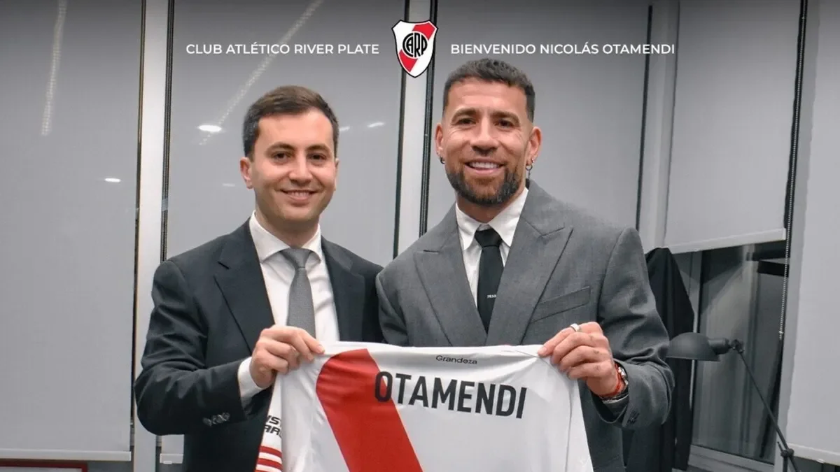 Nicolás Otamendi se viste de millonario: primeras imágenes en River Plate