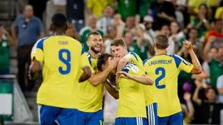 Suecia arrasa a Túnez en su debut del Grupo F del Mundial