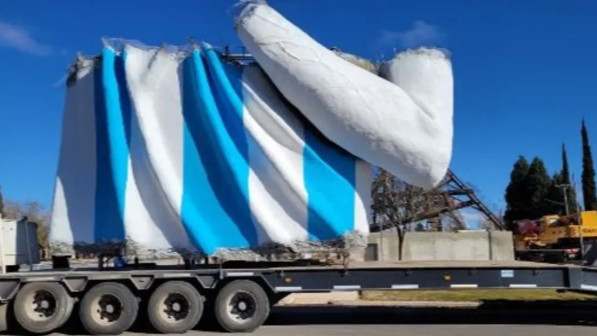 Zapala se prepara para recibir la estatua más grande del mundo de Lionel Messi